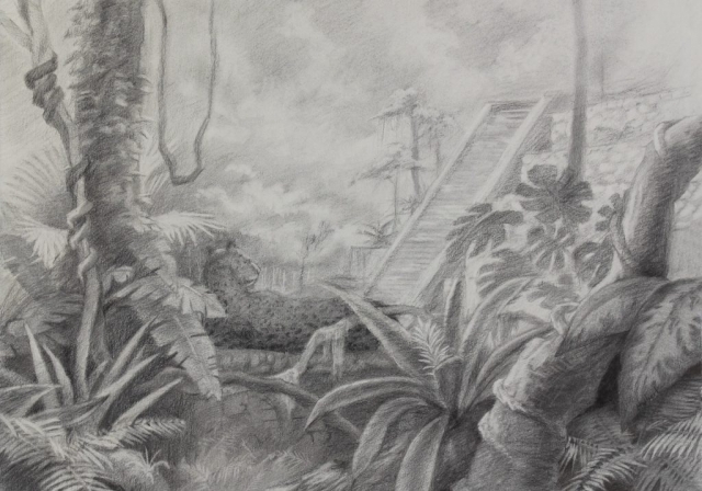 Seuil des verdures__36x24.5 in___2019__M. Hébert